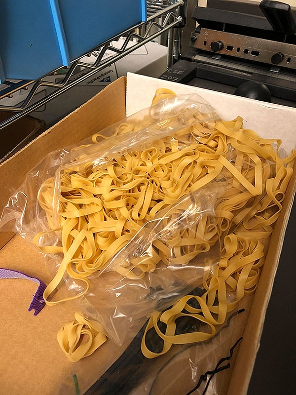 14. Не могу поверить, что это резинки, а не макаронные изделия