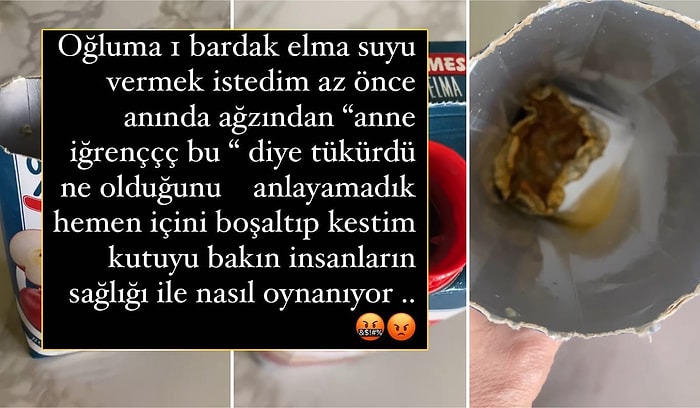 Turizm Bakanı’nın Eşi Meyve Suyundaki Görüntüye Tepki Gösterdi: Markadan Açıklama Geldi!