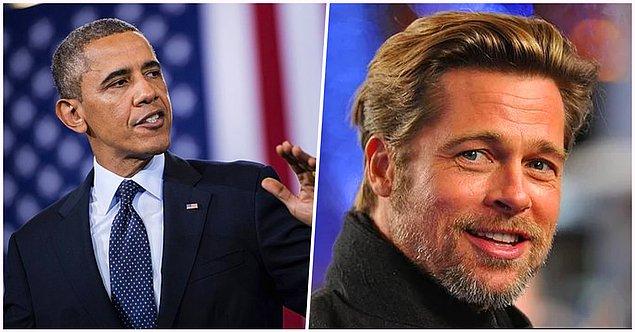 6. Barack Obama aynı zamanda Brad Pitt ile de 9. nesil kuzen.