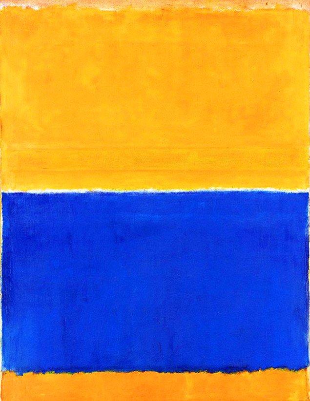 Ünlü ressamın 'Sarı ve Mavi' adlı eseri geçtiğimiz günlerde Sotheby's Müzayede Evi'ndeki açık artırmada 46.5 milyon dolara satıldı.