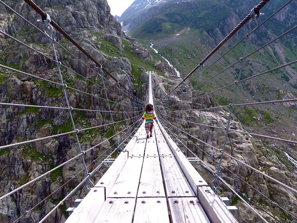 4. Trift Köprüsü - Gadmen, İsviçre