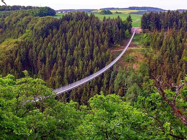 16. Geierlay - Hunsrück, Almanya