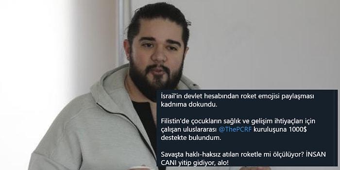 YouTuber ve Yayıncı Can Sungur, İsrail'in Roketli Paylaşımından Sonra Filistin'e Yardım Yaptı