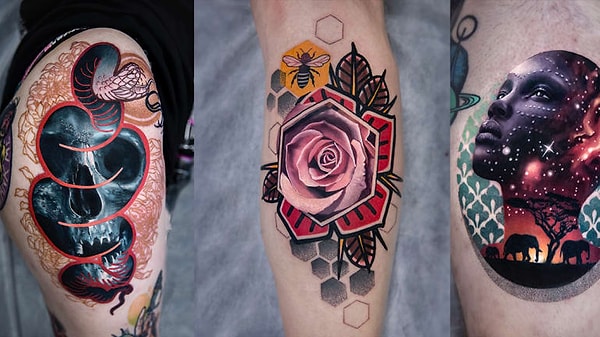 Вам подойдет татуировка в сюрреалистическом стиле!