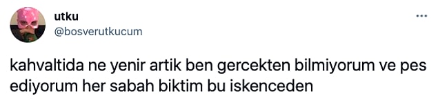12. Her sabah aynı dert. 😂