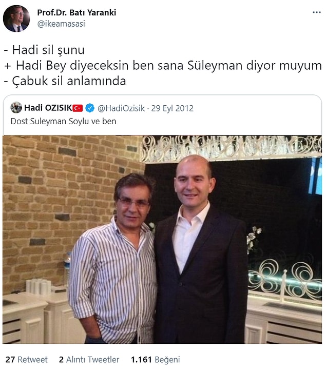 14. Dost hançeri gibi acıttı bu şaka. :)
