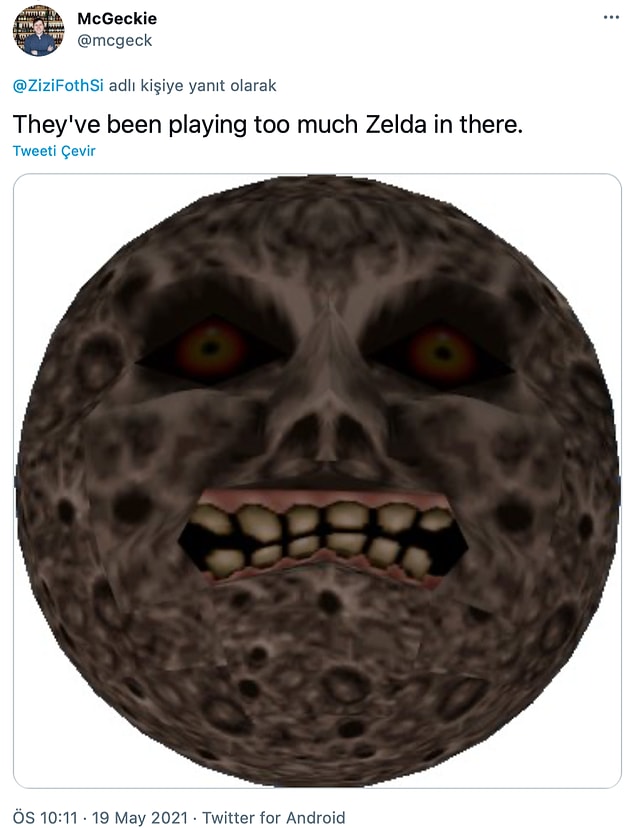 8. "Orada çok fazla Zelda oynuyorlar."