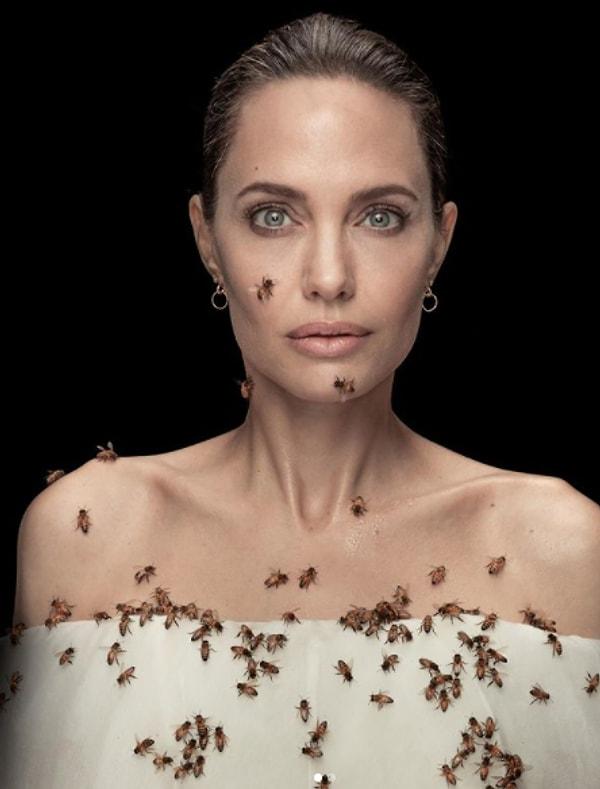 Ancak geçtiğimiz günlerde Jolie, National Geographic için verdiği pozlarla gündeme bomba gibi düştü diyebiliriz.