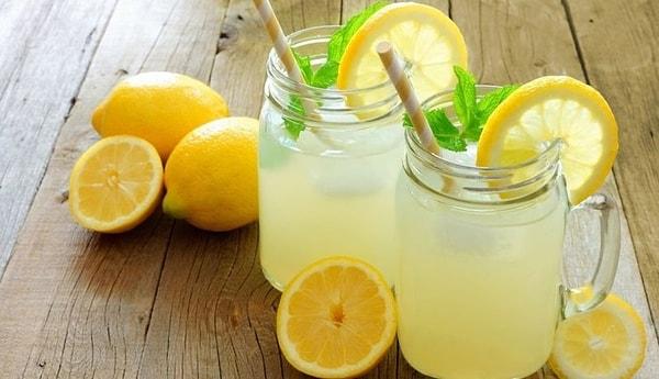 5. Yaz aylarında buz gibi limonataya kim hayır diyebilir ki?