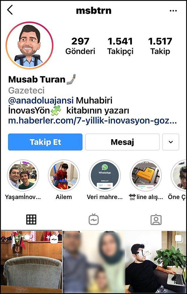 Turan, Instagram hesabından paylaştığı videoyu bir süre sonra kaldırdı 👇