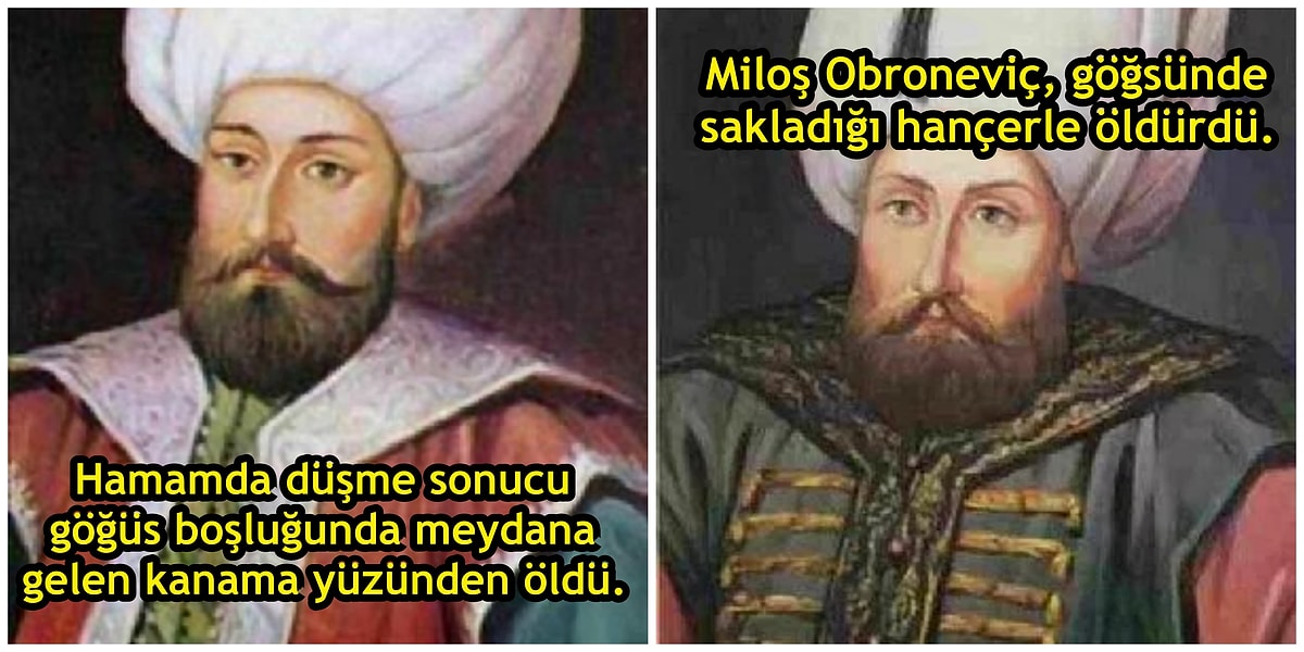 tarihe ilgisi az olanlarin bile okumasi gereken 36 osmanli padisahinin olum nedenleri