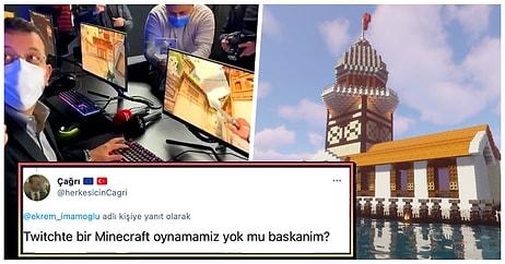 Ekrem İmamoğlu'nun Twitter Hesabından Yaptığı İstanbul Temalı Minecraft Paylaşımı Gençleri Heyecanlandırdı