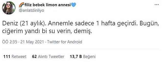 3. Hele oradan bi su verin.