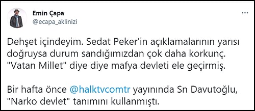 Sedat Peker'in Yeni İddiaları İçin Sosyal Medyada Ne Dediler?