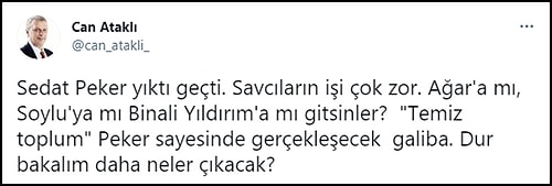 Sedat Peker'in Yeni İddiaları İçin Sosyal Medyada Ne Dediler?