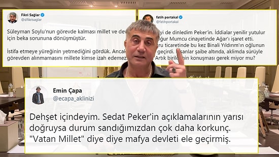 Sedat Peker'in Yeni İddiaları İçin Sosyal Medyada Ne Dediler?