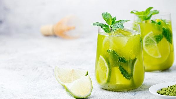 2. Lezzetine hayran kalacaksınız: Yeşil çaylı limonata