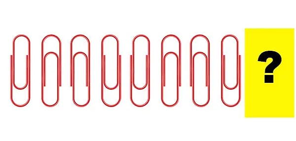 Какая скрепка должна быть следующей?