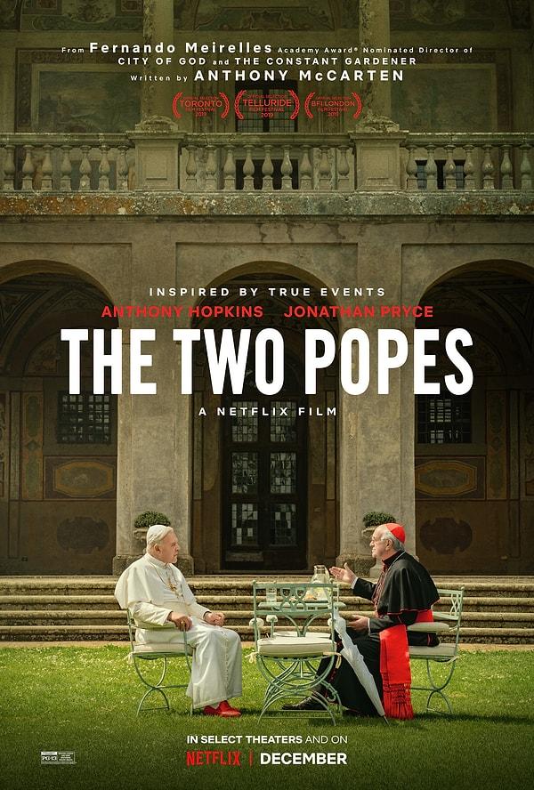12. 2019 Altın Küre Adayı, Dram türü bir film ile devam ediyoruz: "The Two Popes"