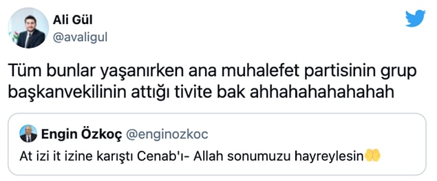 Özkoç'un kullandığı ifadelere pek çok kullanıcı tepki gösterdi.
