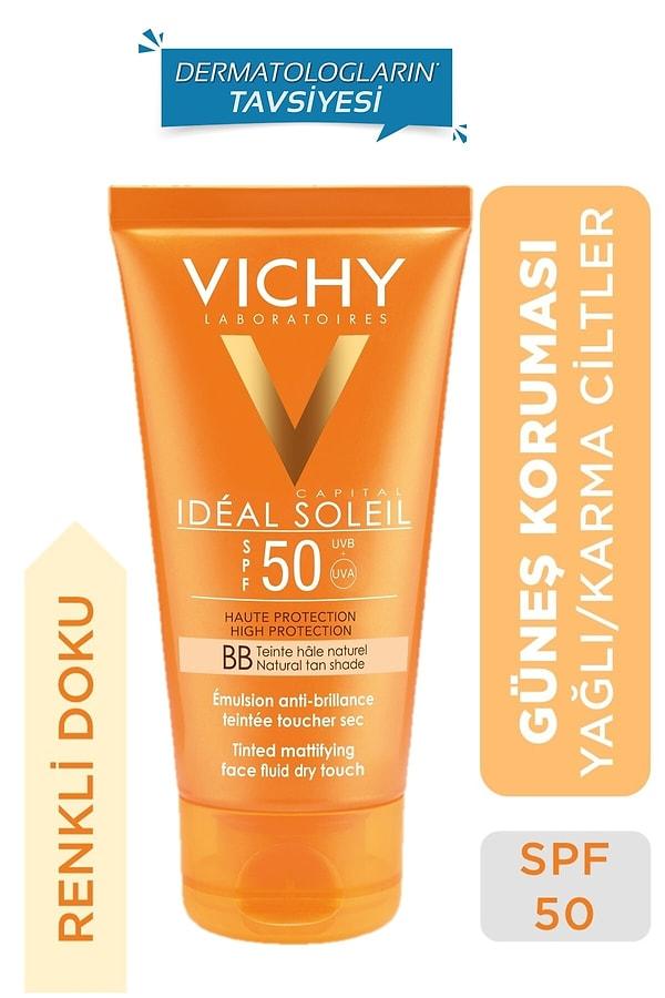 3. Herkesin memnun kalarak kullandığı ürünümüz Vichy güneş kremi.
