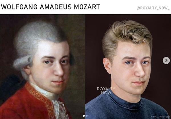 Dünyaca ünlü besteci Wolfgang Amadeus Mozart...