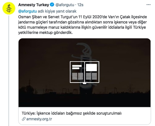 Af Örgütü Süleyman Soylu'nun Canlı Yayındaki Beyanlarını Twitter'dan Raporlar Yayınlayarak Yalanladı