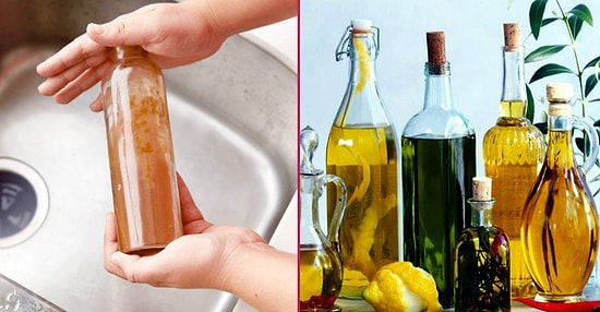 Yağ Şişesi Temizliğinin Aslında Çok Kolay Olduğunu Gösteren 5 Pratik Yöntem