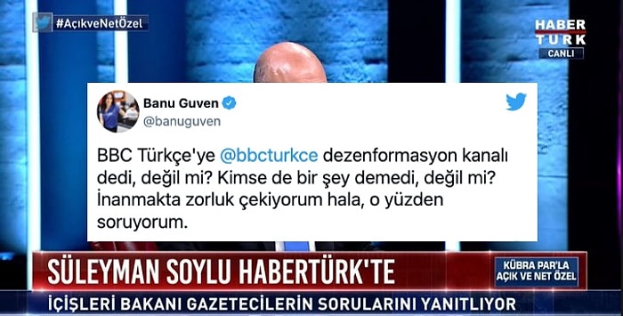 Soylu'nun BBC Türkçe'yi Hedef Alması ve Yayındaki Gazetecilerin Kayıtsızlığı Tepkilerin Odağında