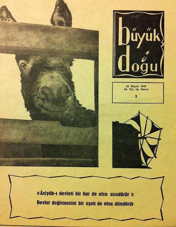 İstanbul'da ilk sayısı 1 Eylül 1943'te çıkan Büyük Doğu, otuz beş yıl süreyle zaman zaman kapatılarak ve her defasında birinci sayıdan başlamak üzere Türk basın hayatının sürekli ve önemli bir yayın organı olmuştur.