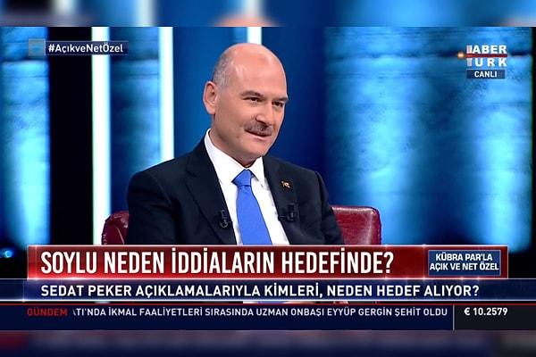Dün HaberTürk'teki programa çıkan Süleyman Soylu'ya, Reşat Hacıfazlıoğlu'nu tanıyıp tanımadığını soran gazeteciler "Tanırım" şeklinde kısa bir cevap almışlardı.