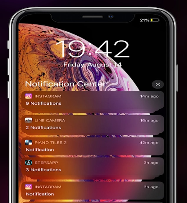 5. OS12 Lockscreen