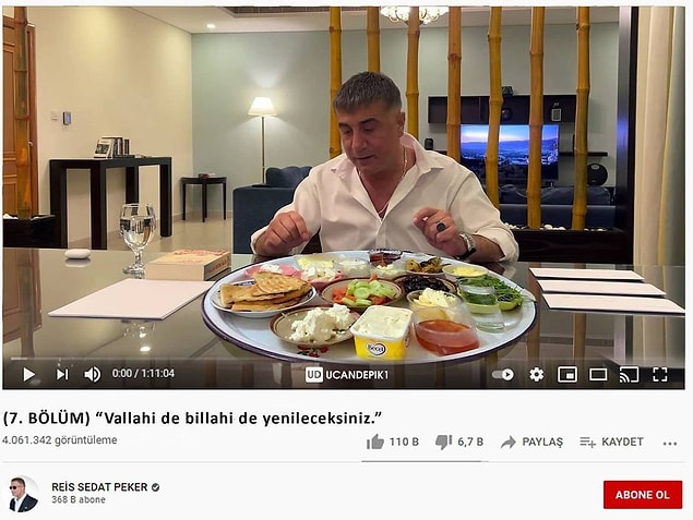 15. Ceylan'ın kahvaltı tepsisi olmazsa olmazdı.