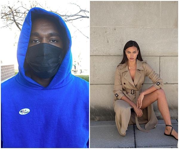8. Kanye West ve Irina Shayk'ın flörtleşmeye başladığı iddia edildi!