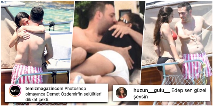 Demet Özdemir ile Oğuzhan Koç Çiftinin Tatilde Sarmaş Dolaş Olup Öpüşmeleri Millete Dert Oldu!