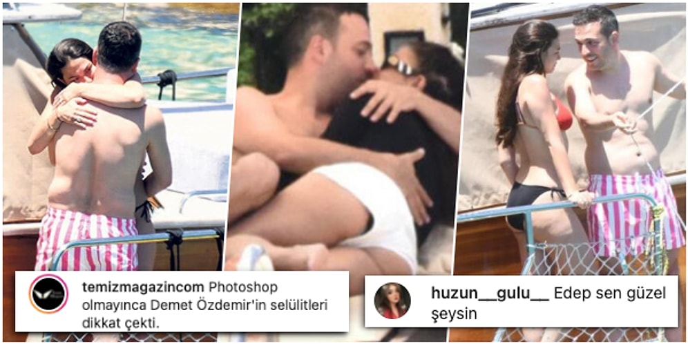 Demet Özdemir ile Oğuzhan Koç Çiftinin Tatilde Sarmaş Dolaş Olup Öpüşmeleri Millete Dert Oldu!