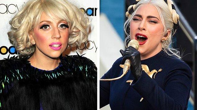 14. Lady Gaga (2009 vs 2021)
