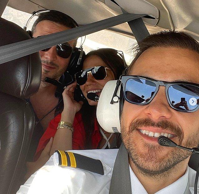9. Ümit Erdim, pilotluk eğitiminin bitirmesinin ardından ilk yolcularıyla uçtu!