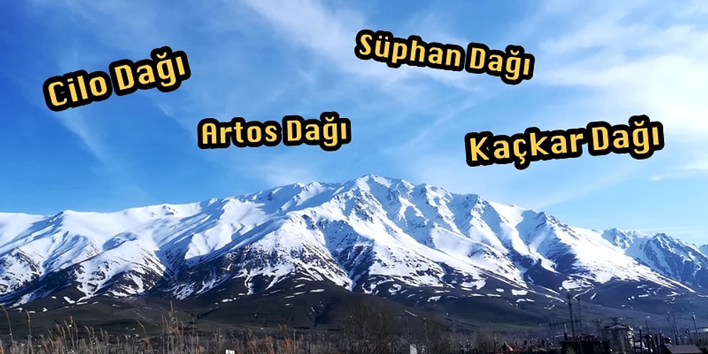 Ülkemizdeki En Yüksek Dağı Bulabilecek misin?