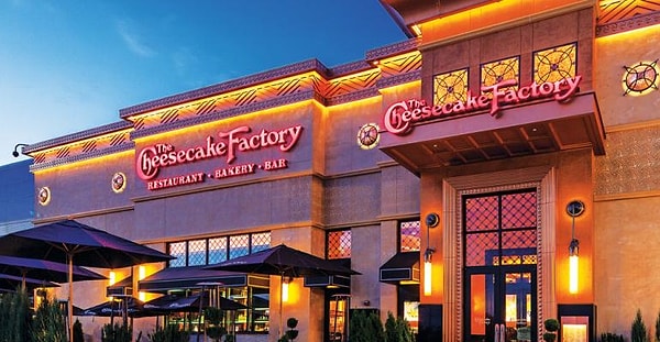 10. Cheesecake Factory