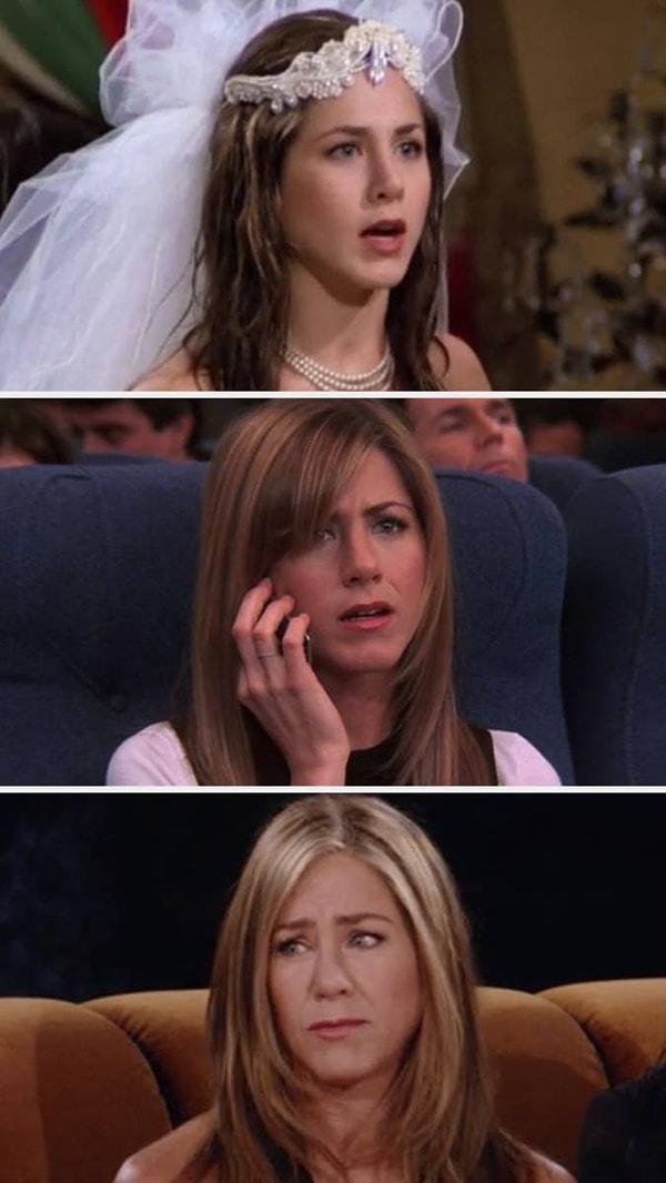 1. Rachel Green'i canlandıran Jennifer Aniston