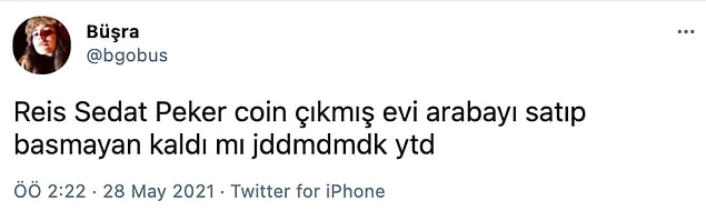 Sedat Peker coin'le ilgili sosyal medyada birçok paylaşım yapıldı...