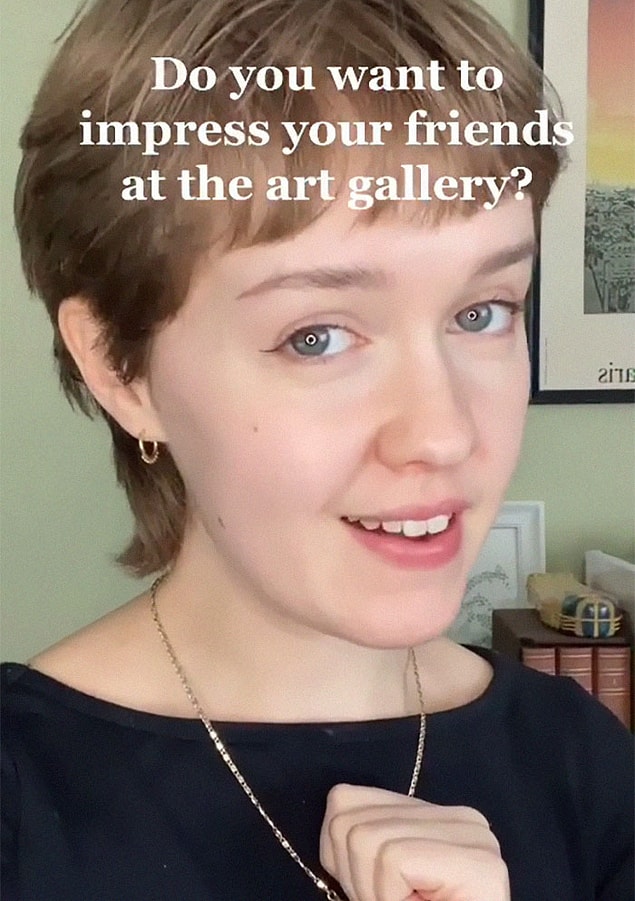 Sizleri Avusturalyalı bir sanat tarihçisi olan Mary McGillivray ile tanıştıralım. Kendisi TikTok'ta çektiği videolarla birçok insanı sanat konusunda bilgilendiriyor.