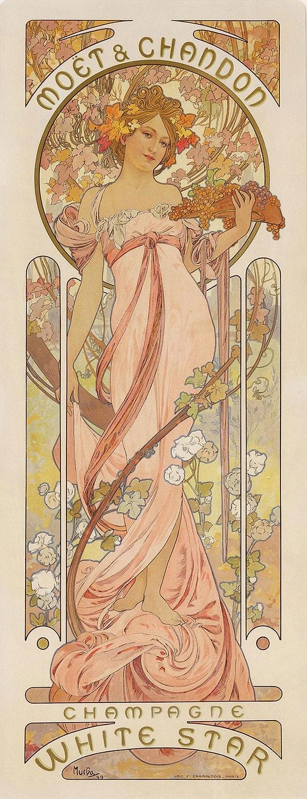 19. Eğer duvara asılan bir poster gibi bir kadın varsa bu Art Nouveau'dur.