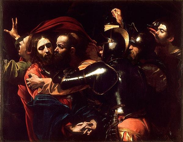 23. Eğer resimde bulunan herkes kaotik ve karanlık bir odada yalnızca tek bir ışığın altında duruyorsa bu Caravaggio'dur.