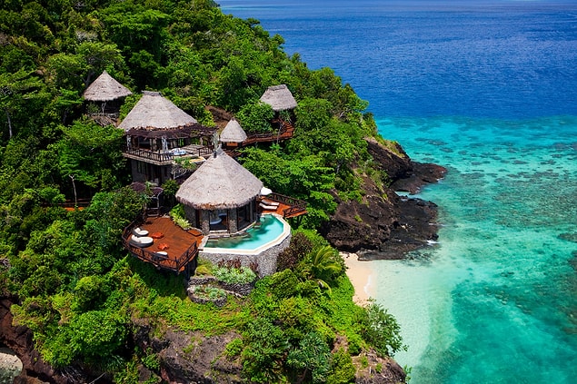 2. Fiji'deki Laucala Adası