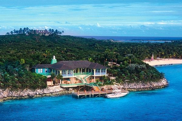 8. Bahamalar'daki Musha Cay Adası