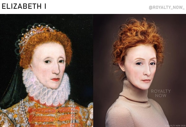 Несмотря на то, что дизайнер использует программу ИИ, чтобы сделать изображения более реалистичными, ей все еще нужно использовать Photoshop, чтобы тонкие детали соответствовали портрету.