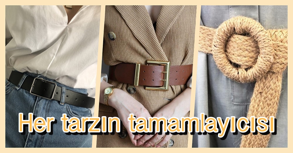 Bu Senenin Moda Aksesuarı Birbirinden Güzel Kemerler