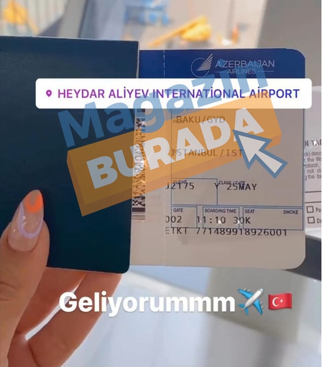 İsminin Lavin Ay, 24 yaşında ve Azeri olduğu bilinen güzel, geçtiğimiz günlerde de böyle bir paylaşım yapmış.